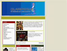 Tablet Screenshot of clariperu.org